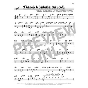 Taking A Chance On Love (arr. David Hazeltine)