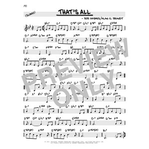 That's All (arr. David Hazeltine)