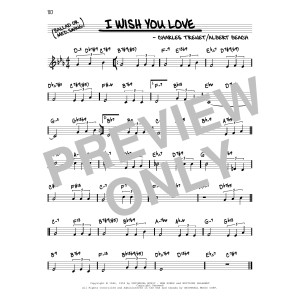I Wish You Love (arr. David Hazeltine)