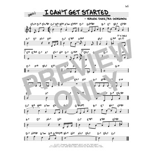 I Can't Get Started (arr. David Hazeltine)