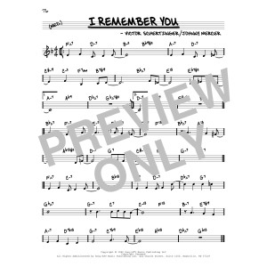 I Remember You (arr. David Hazeltine)