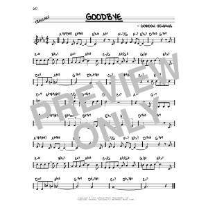 Goodbye (arr. David Hazeltine)