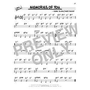 Memories Of You (arr. David Hazeltine)