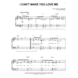 I Can't Make You Love Me (arr. Phillip Keveren)