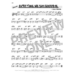Ev'ry Time We Say Goodbye (arr. David Hazeltine)