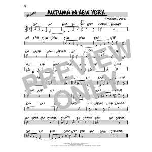 Autumn In New York (arr. David Hazeltine)