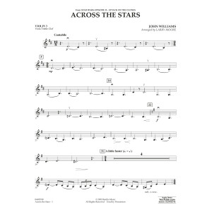 Across The Stars (from Star Wars: Attack of the Clones) (arr. Moore) - Violin 3 (Viola Treble Clef)