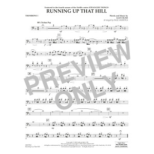 Running Up That Hill (from Stranger Things) (arr. Paul Murtha) - Trombone 1