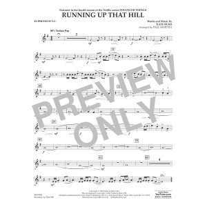 Running Up That Hill (from Stranger Things) (arr. Paul Murtha) - Baritone T.C.