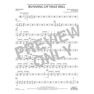 Running Up That Hill (from Stranger Things) (arr. Paul Murtha) - Percussion 1
