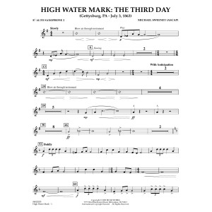 High Water Mark: The Third Day - Eb Alto Saxophone 2
