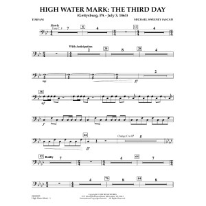High Water Mark: The Third Day - Timpani