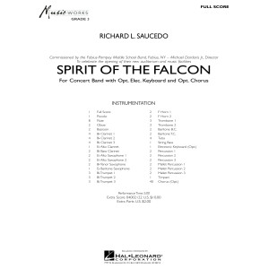 Spirit Of The Falcon - Full Score