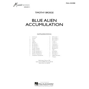 Blue Alien Accumulation - Conductor Score (Full Score)