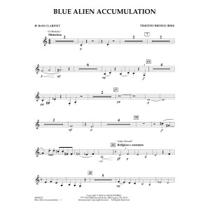 Blue Alien Accumulation - Bb Bass Clarinet