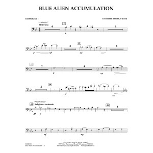 Blue Alien Accumulation - Trombone 1