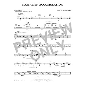 Blue Alien Accumulation - Percussion 1