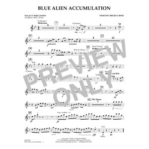 Blue Alien Accumulation - Mallet Percussion
