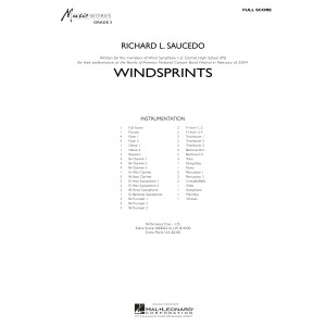 Windsprints - Full Score