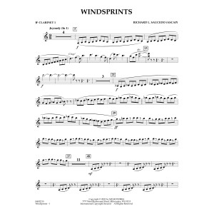 Windsprints - Bb Clarinet 1