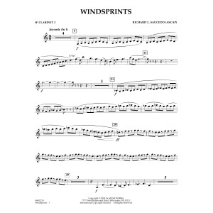 Windsprints - Bb Clarinet 2