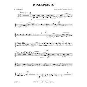 Windsprints - Bb Clarinet 3