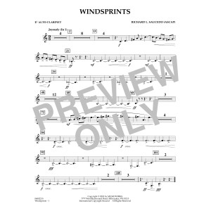 Windsprints - Eb Alto Clarinet