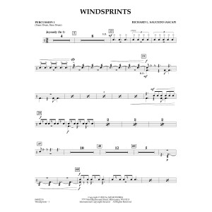 Windsprints - Percussion 1