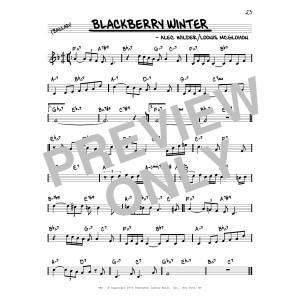 Blackberry Winter (arr. David Hazeltine)