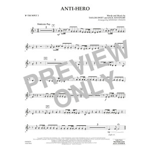 Anti-Hero (arr. Johnnie Vinson) - Bb Trumpet 2