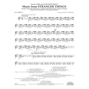 Music from Stranger Things - Bb Clarinet 2