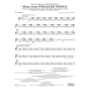 Music from Stranger Things - Bb Clarinet 3