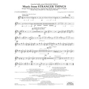 Music from Stranger Things - Eb Alto Saxophone 2