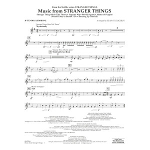 Music from Stranger Things - Bb Tenor Saxophone