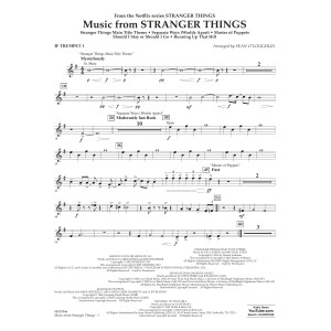 Music from Stranger Things - Bb Trumpet 1