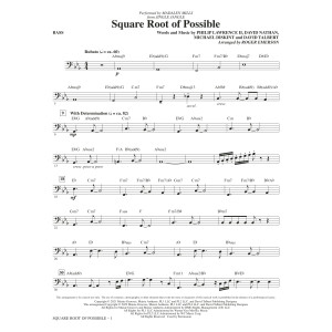 Square Root of Possible (from Jingle Jangle) (arr. Roger Emerson) - Bass