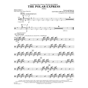 The Polar Express (Medley) (arr. Paul Lavender) - Percussion 1