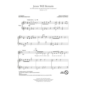 Jesus Will Remain (arr. Heather Sorenson)