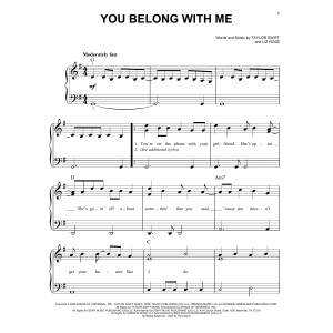 You Belong With Me