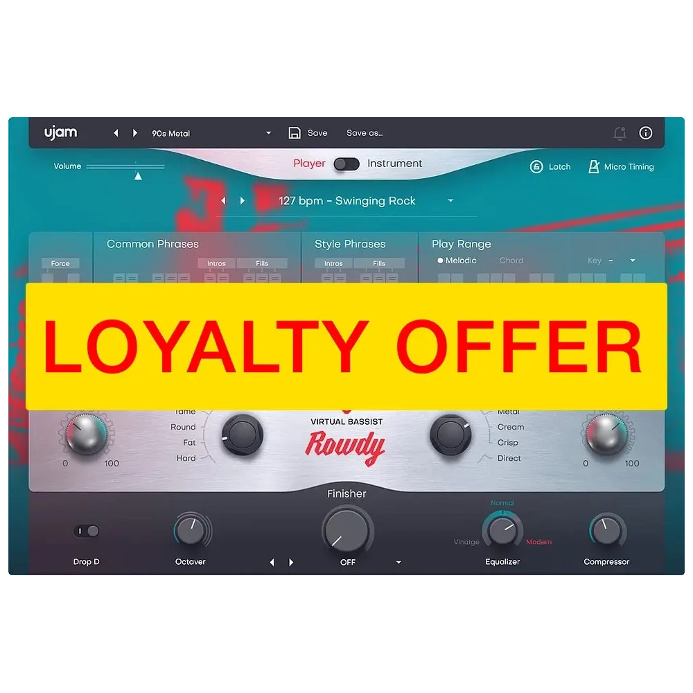 UJAM Crossgrade to ROWDY 2