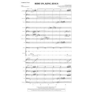 Ride On, King Jesus (arr. Joseph M. Martin) - Full Score