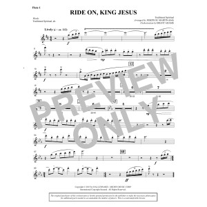 Ride On, King Jesus (arr. Joseph M. Martin) - Flute 1