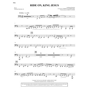 Ride On, King Jesus (arr. Joseph M. Martin) - Tuba