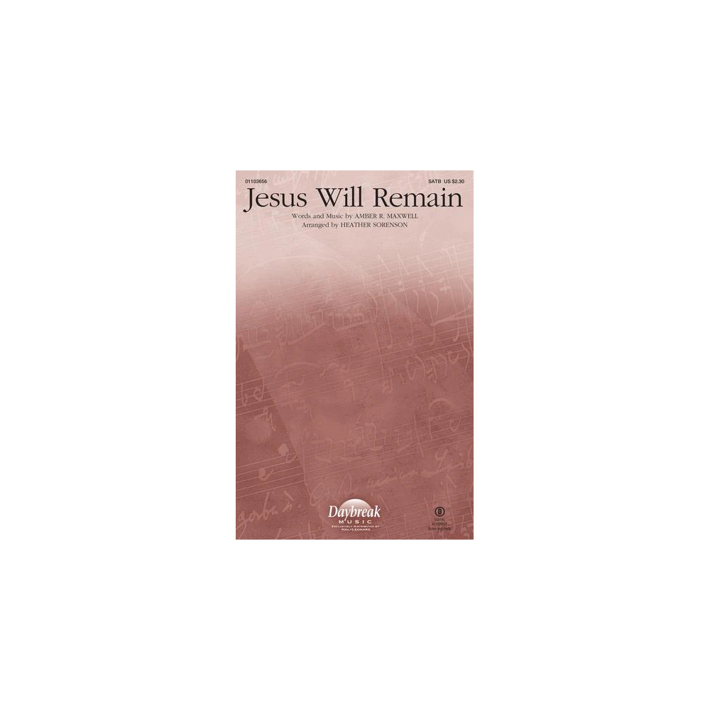Jesus Will Remain (arr. Heather Sorenson) - Cello