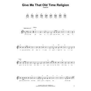 Give Me That Old Time Religion