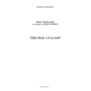 The Seal Lullaby - Full Score