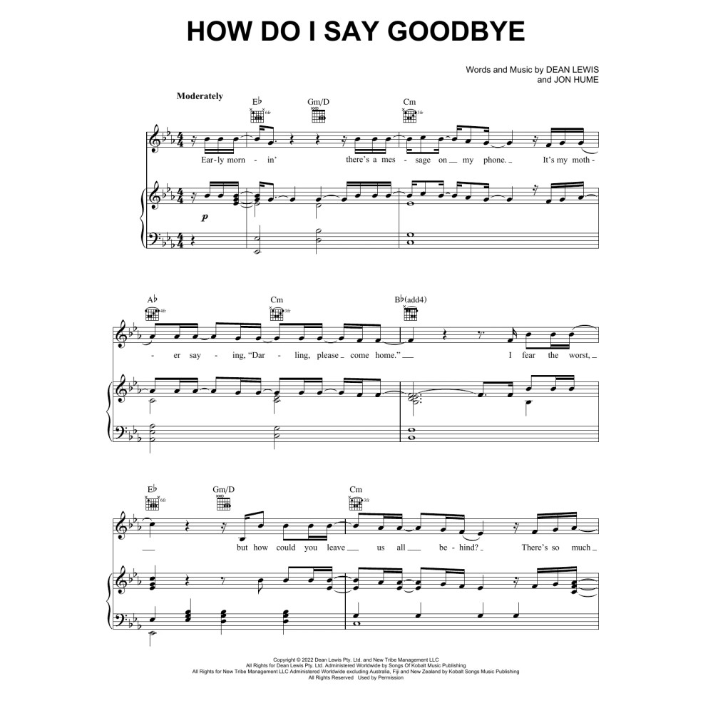 How Do I Say Goodbye