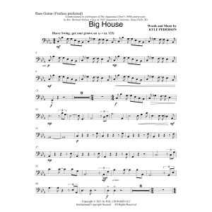 Big House - Acoustic/Electric Bass