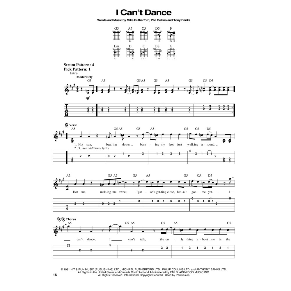 I Can't Dance