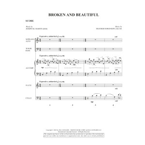 Broken And Beautiful - Full Score